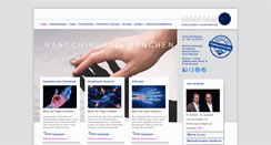 Desktop Screenshot of feine-handchirurgie.de